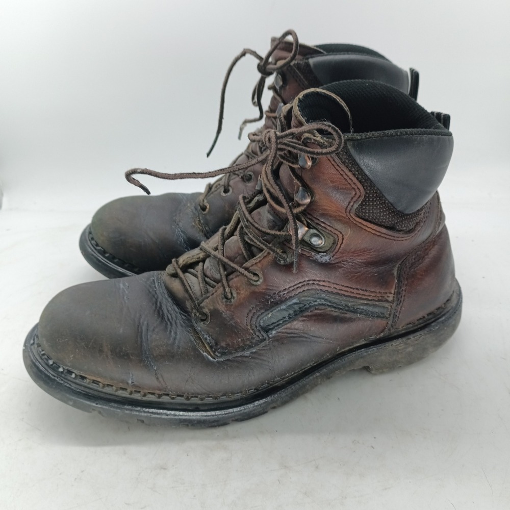 Red Wing Shoes 926 Mens Work Boots Size 10.5 EE Wide Brown Leather Made USA s6
